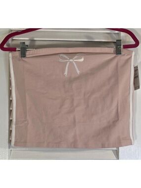 Nordstrom Pink Bow-Accent tube top bandeau new